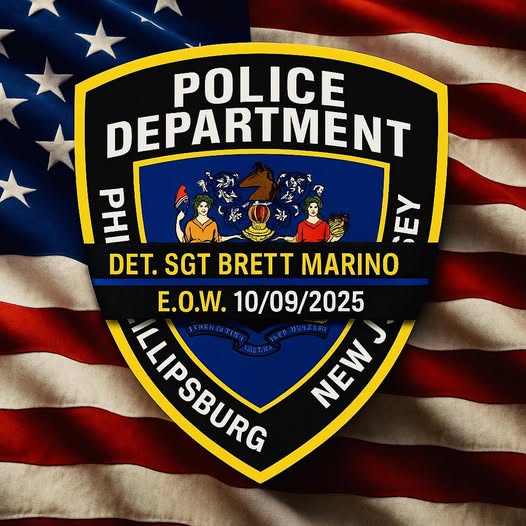 Phillipsburg Police Mourn the Loss of Detective Sergeant Brett Marino, A Beloved Officer and Community Hero